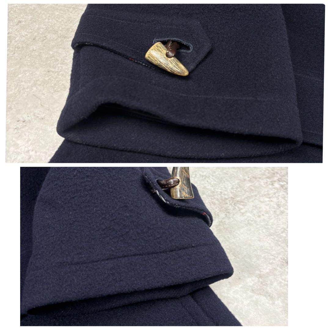 バーバリー　BURBERRY ノバチェック　ダッフルコート　カシミヤ混　ウール