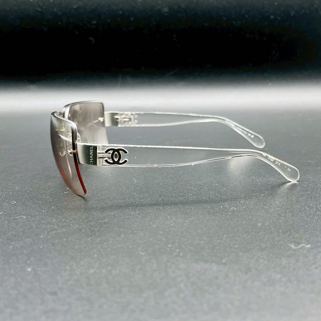 小物 CHANEL archive rim less sunglasses y2k