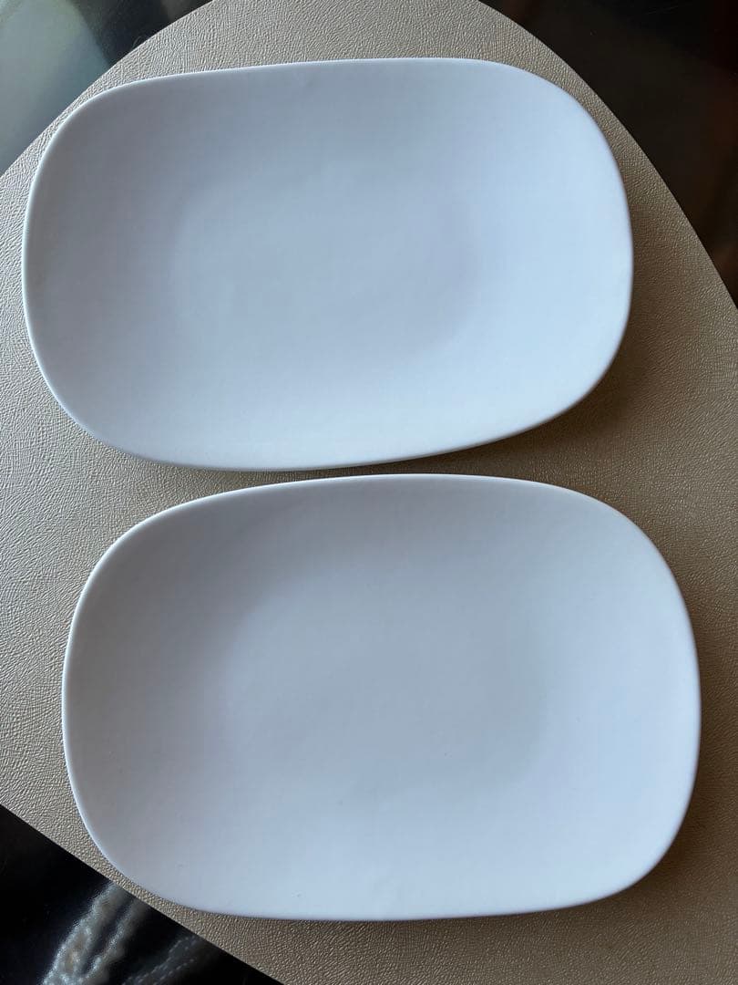 イイホシユミコオーバル　レクタングル皿４枚セット