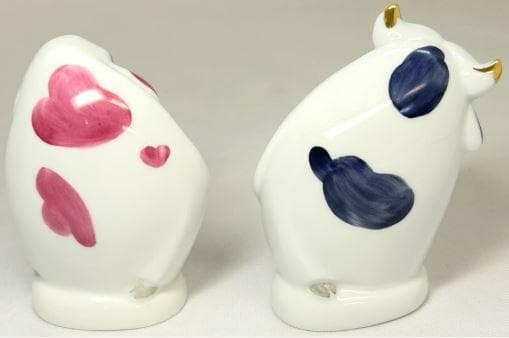 g*e様 マイセン Meissen フィギュリン 干支シリーズ 丑 ウシ 雄 雌