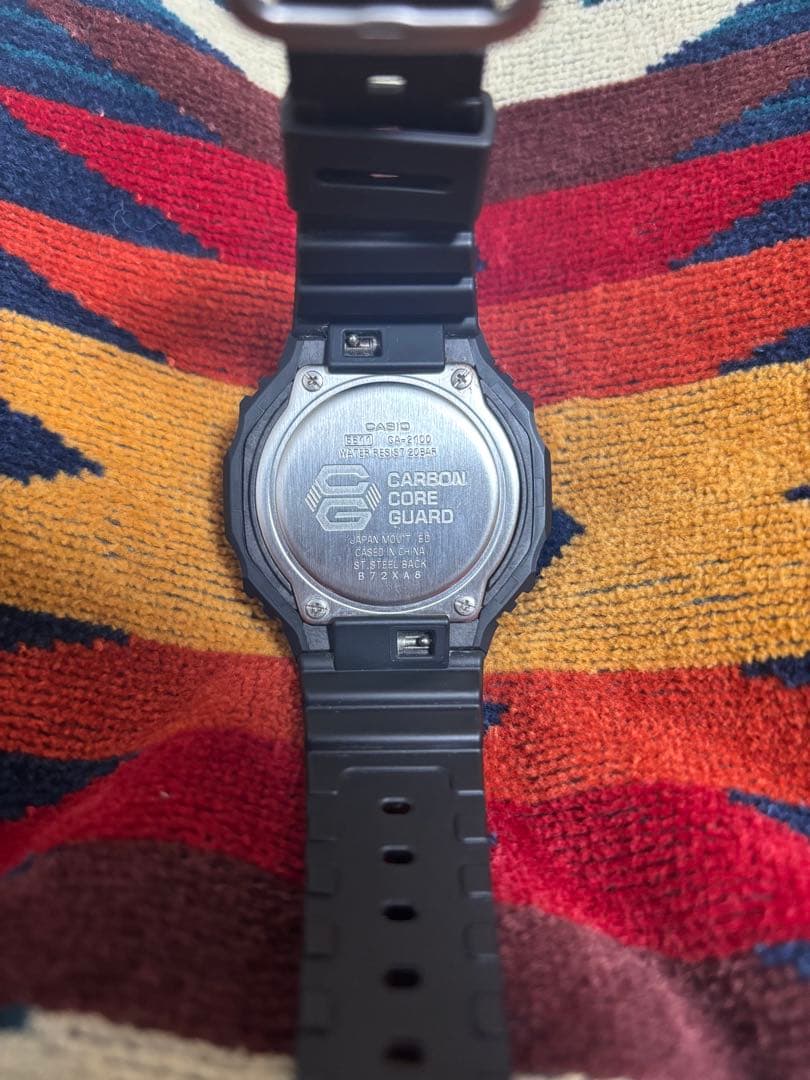 CASIO GSHOCK GA-2100 オールブラック 本体のみ