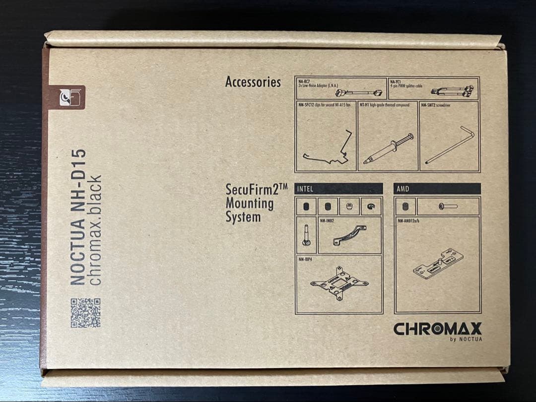 ノクチュア NH-D15 chromax.black　NH-D15-CH-BK