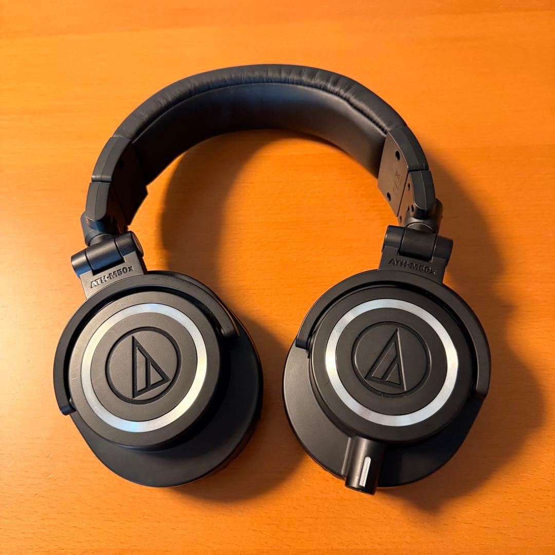 【美品】Audio-Technica ATH-M50x 密閉型モニターヘッドホン