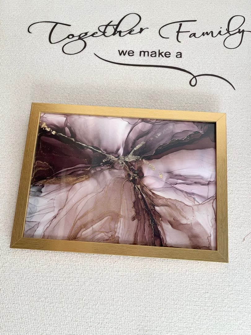 アルコールインクアート　訳あり　ハンドメイド　インテリア