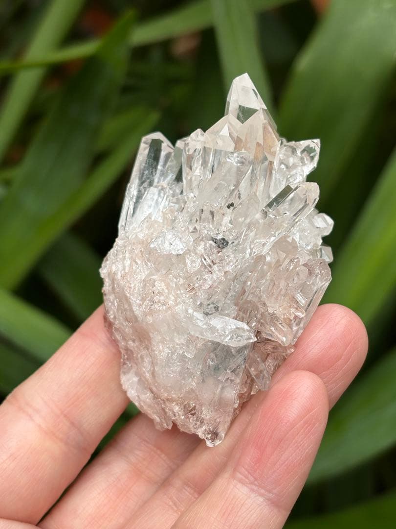 コロンビア産　ピンクレムリアンクラスター　113g 優美なピンク　ピンレム