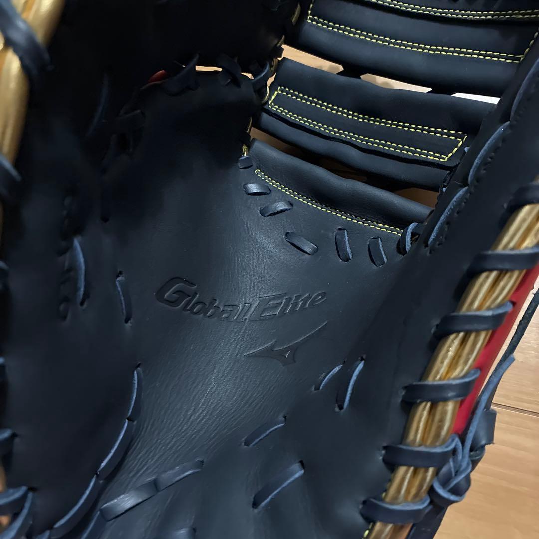 Global Elite 軟式ファースト ∞インフィニティNEO勝色　赤/黒/白