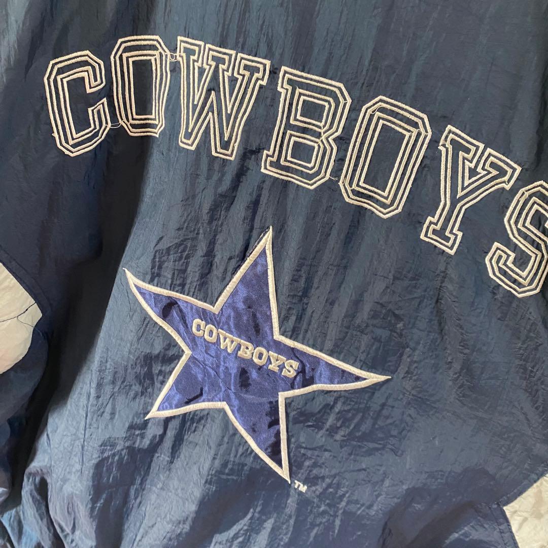2点セットダラスカウボーイズ　超オーバーサイズ　80s-90sナイロンジャケット