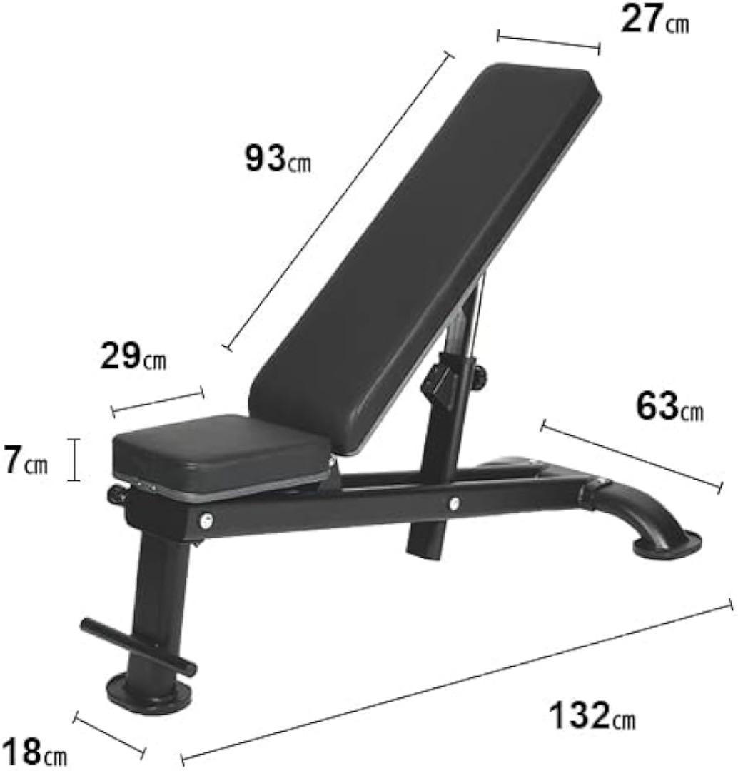 アジャスタブルベンチ インクライン　フラット　トレーニングベンチ LE-B90