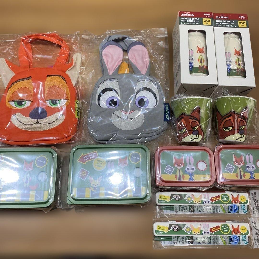【新品】ディズニー ズートピア お弁当 12セット ランチボックス 水筒 バッグ