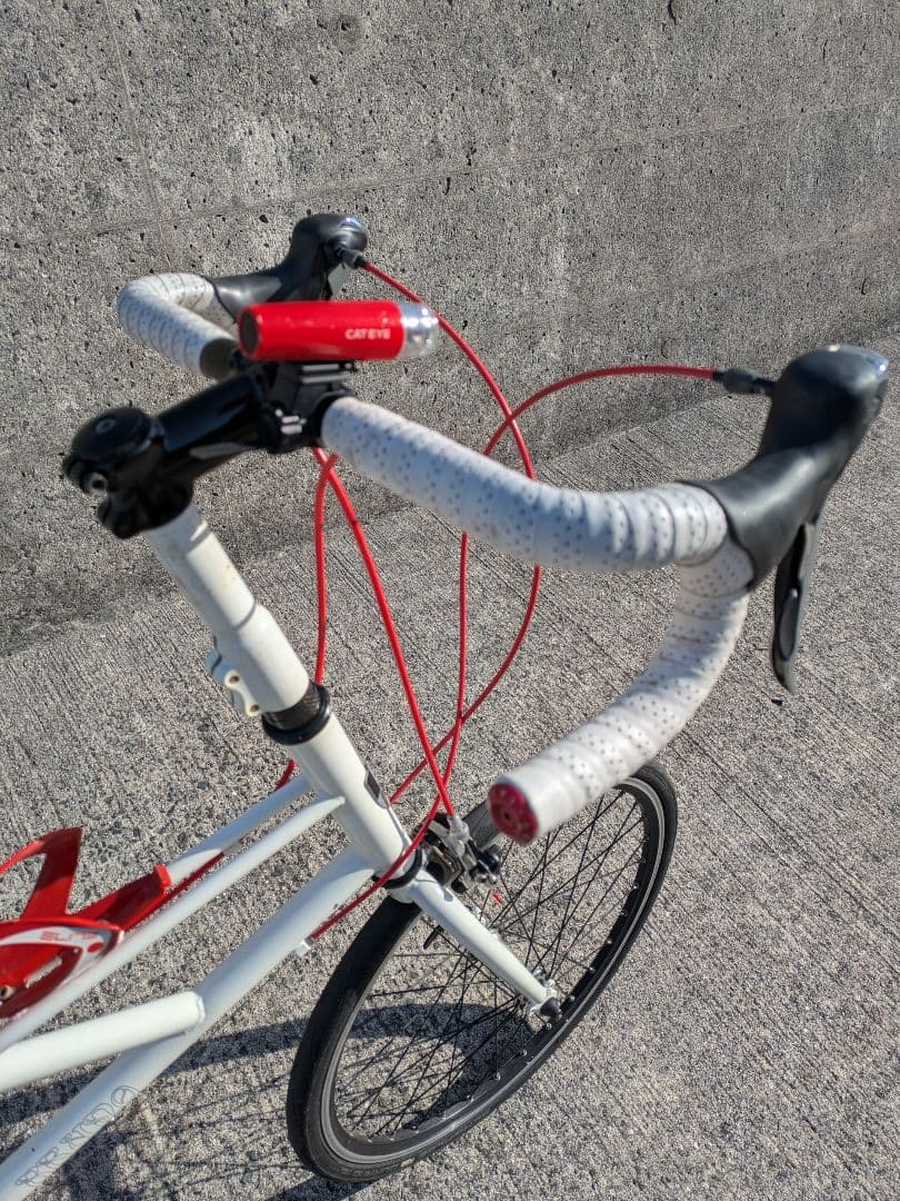 ブルーノ ミニベロ 20インチ ホワイト/レッド