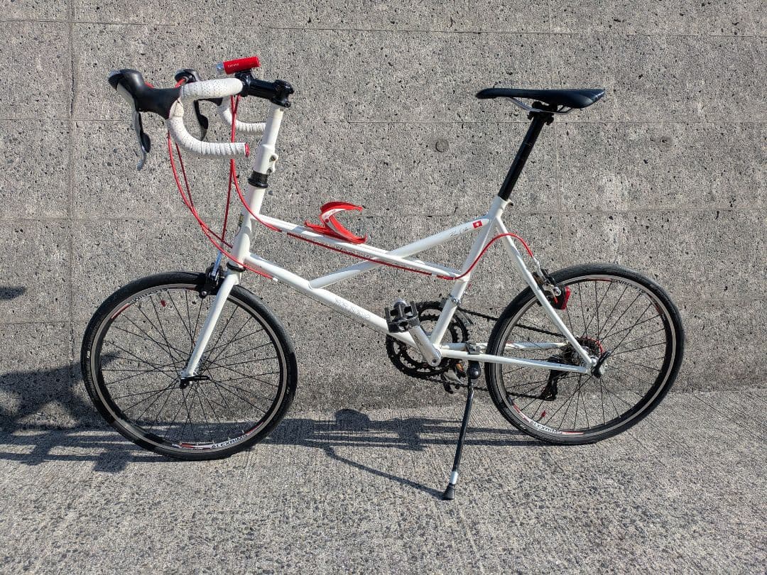 ブルーノ ミニベロ 20インチ ホワイト/レッド