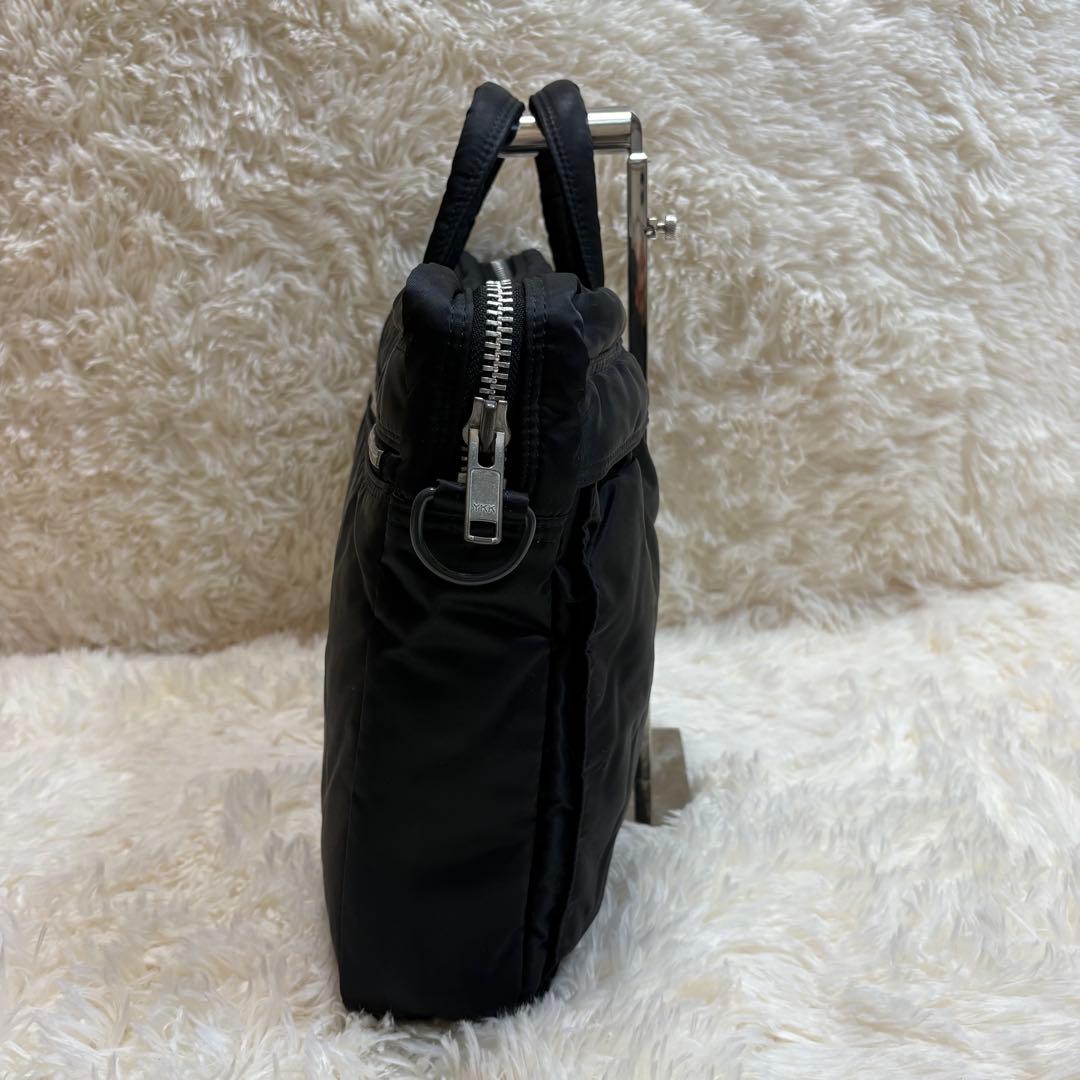 【美品】ポーター タンカー 廃盤 希少 ブリーフケース A4収納可能 ブラック