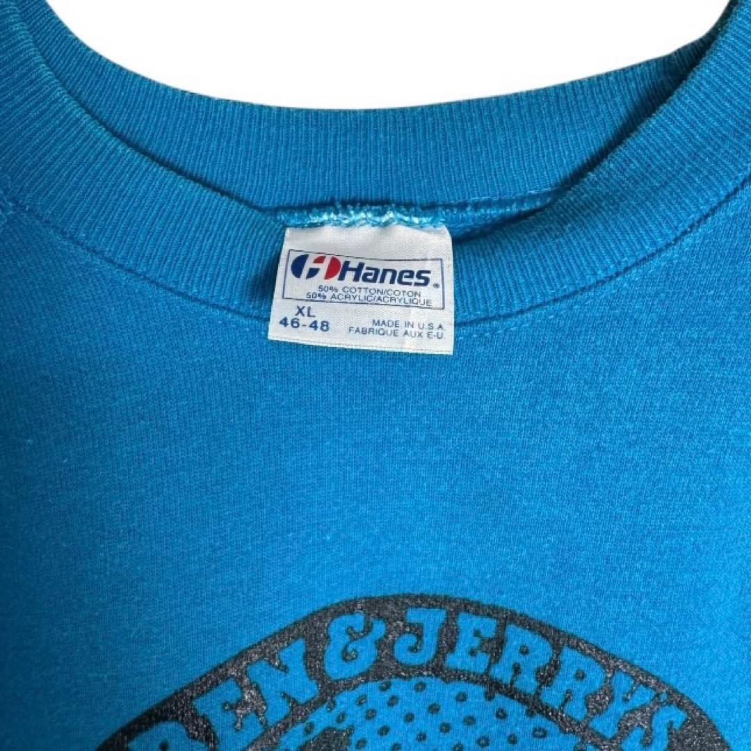 【BEN & JERRY'S 】ベンジェリ スウェット 古着 80s