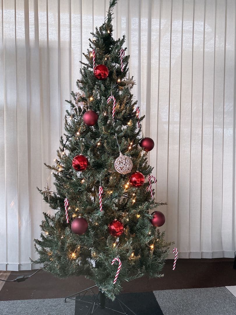 クリスマスツリー（オーナメント付き） 185cm Xmas オーナメント