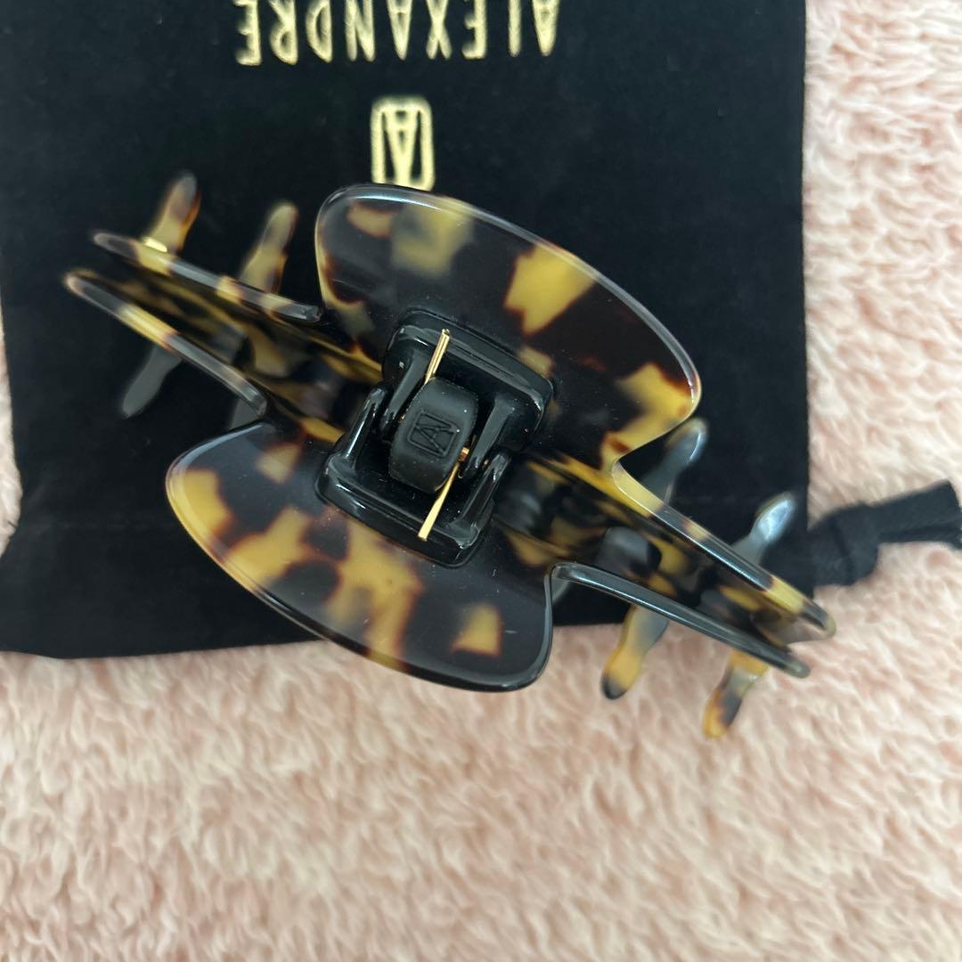 新品　L べっ甲 ALEXANDRE DE PARIS ヘアクリップ　アレク