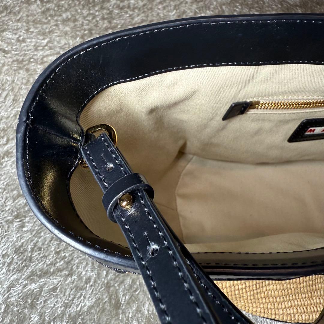 MARNI かごバッグ　ブラック