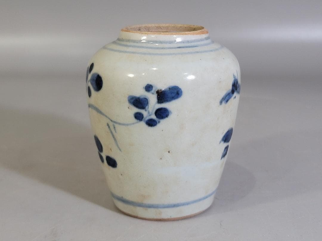 古美術 中国 古染付 茶入 茶道具伝来