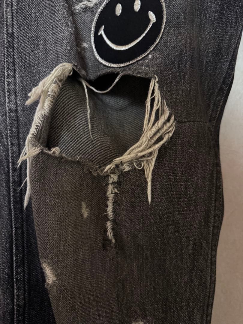 Needles ネペンテス限定モデル ダメージデニム サイズL グレー