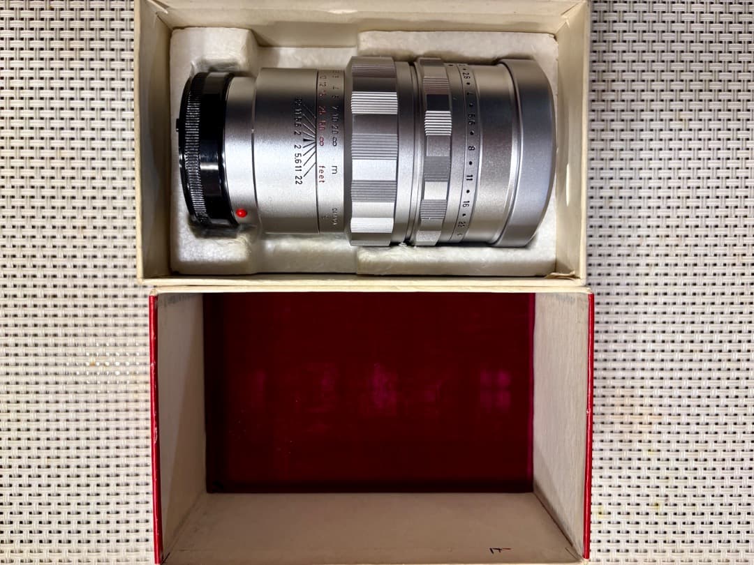 値下げしました。ライカズミクロン 90mm/202万台 2オーナー美品