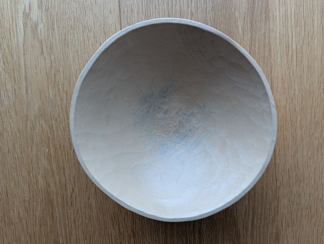 三谷龍二　　木製ボウル　ベージュ