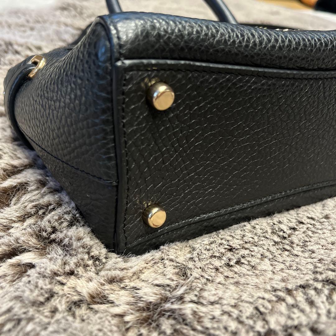 極美品✨コーチ　COACH ショルダーバッグ　黒　レザー　斜めがけ　ミニサイズ