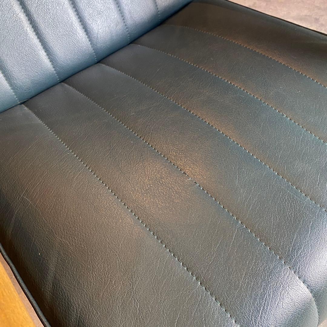 karimoku カリモク 1人掛けソファ 1シーター ネイビー紺