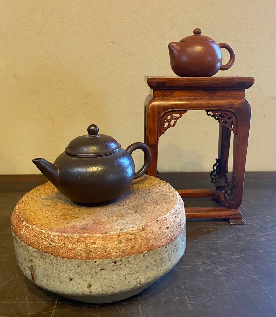 中国アンティーク　透かし彫り 飾り台・花台・香台　全高17cm ヴィンテージレア