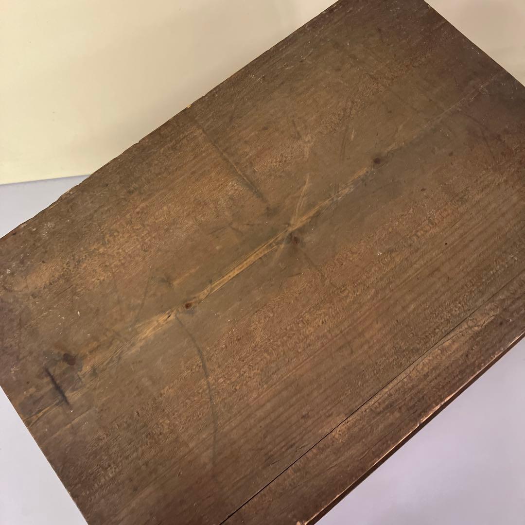 B-4 昭和レトロ 古道具 木製 木箱 ボックス ケース ウッドボックス 収納