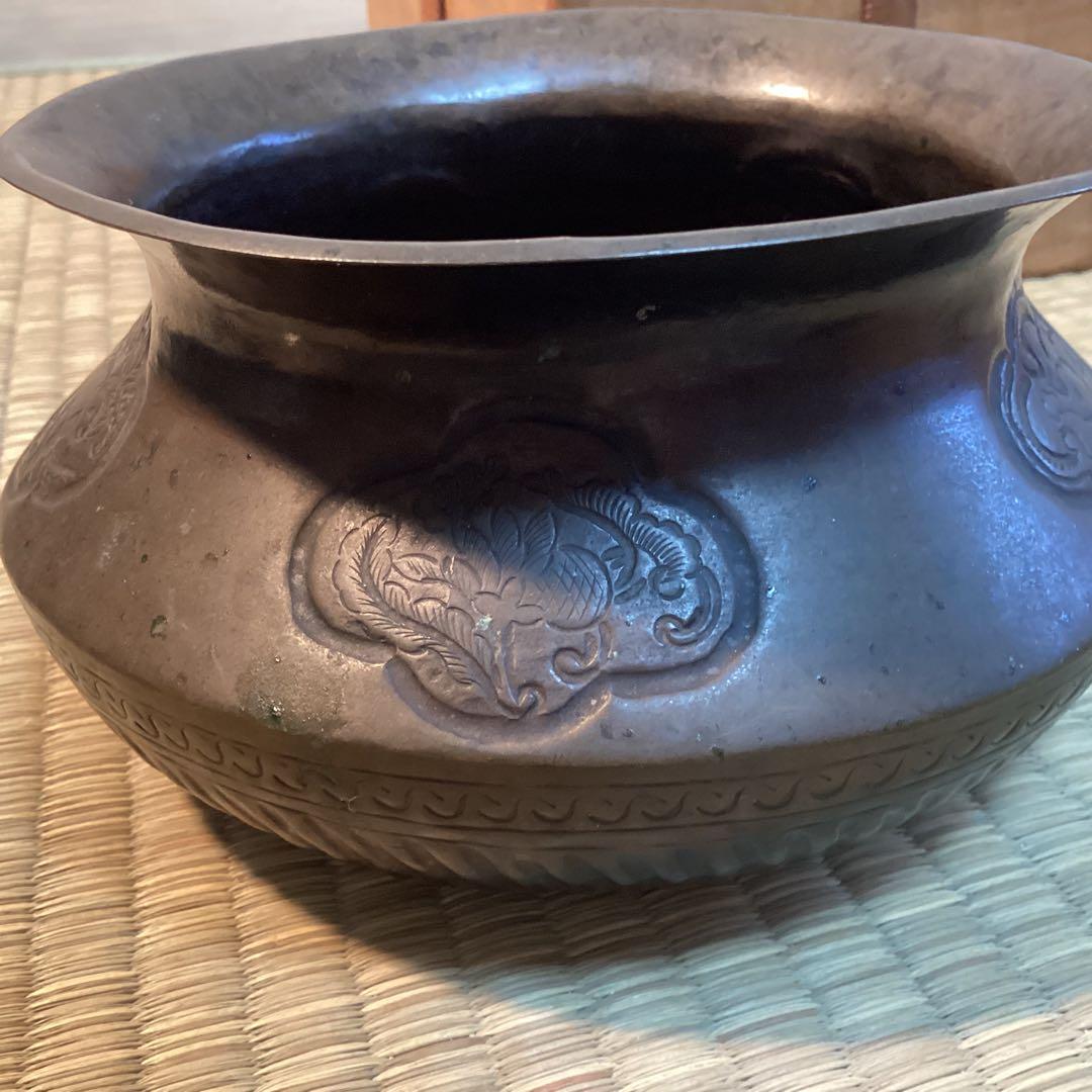 古銅建水( 雫 ）　十王口