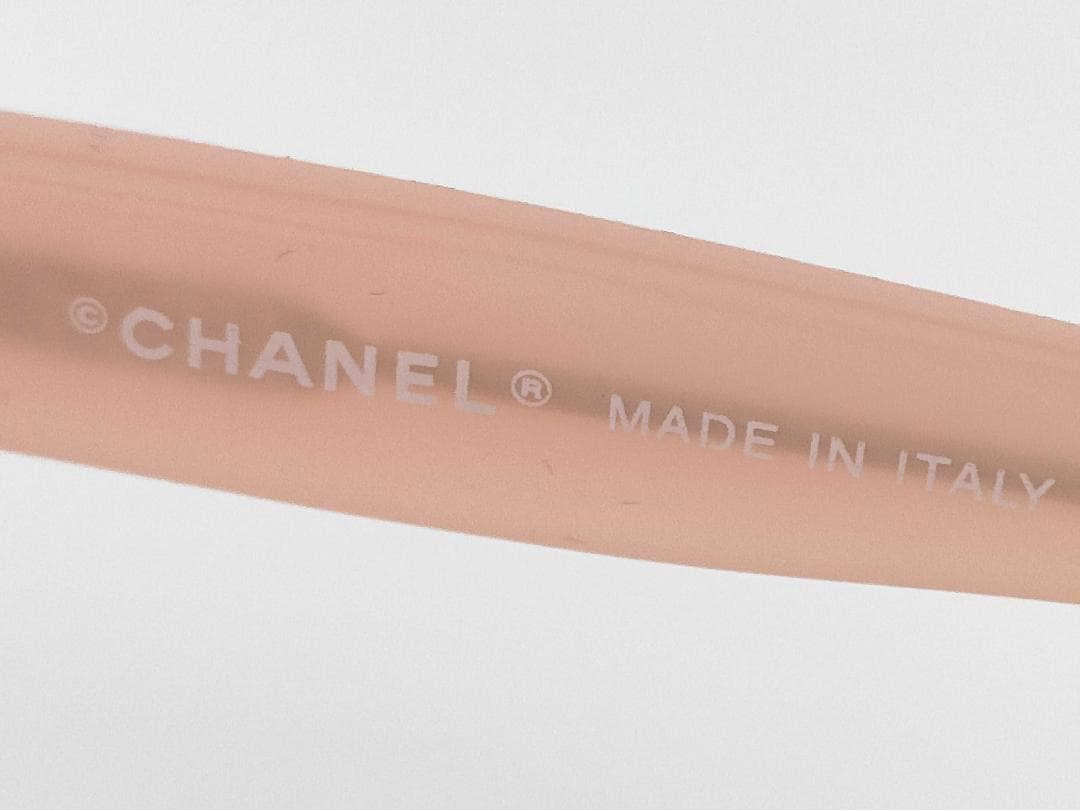CHANEL ココマーク グレーベージュグラデ シールドサングラス d114