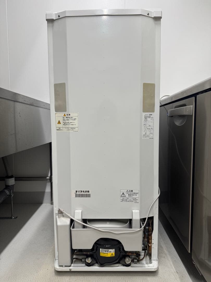 【送料込み】三菱ノンフロン冷凍庫 121L MF-U12N-W 2010年製