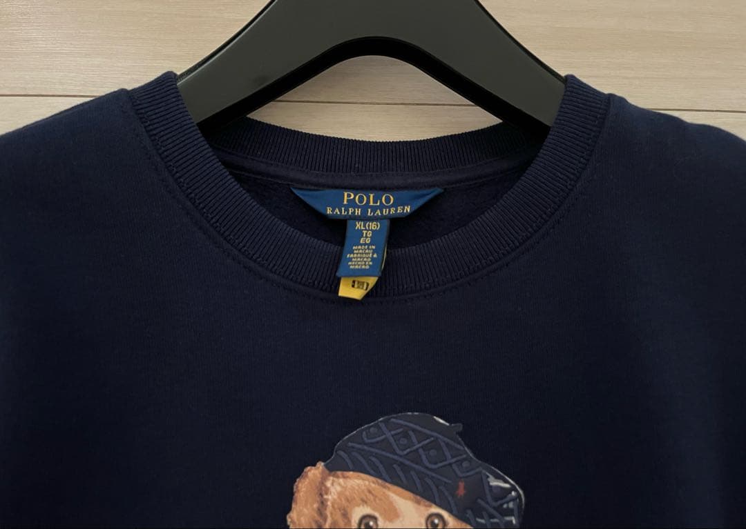 新作　レア　POLO RALPH LAUREN：ポロベアスウェット　トレーナー