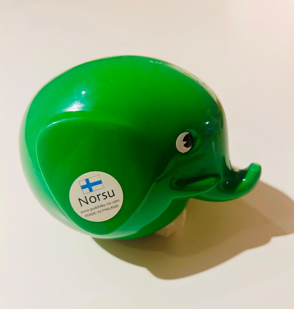 【廃盤】Norus エレファントバンク　貯金箱　4体セット