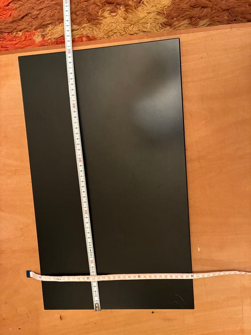 黒い漆器 半月形と長方形の盆セット