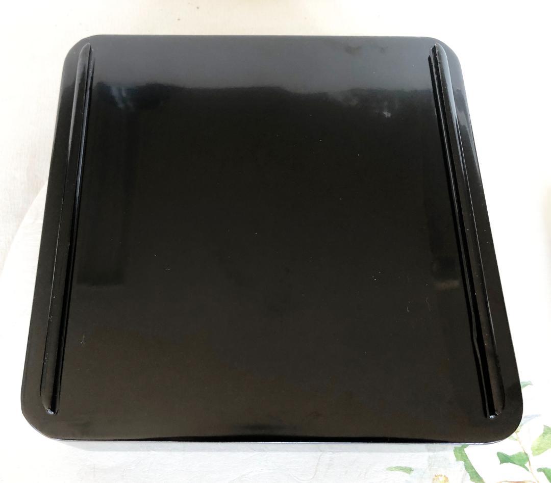 重箱 おせち 3段重 木製漆塗 黒 6.5寸 内朱 20cm 漆器 アウトレット