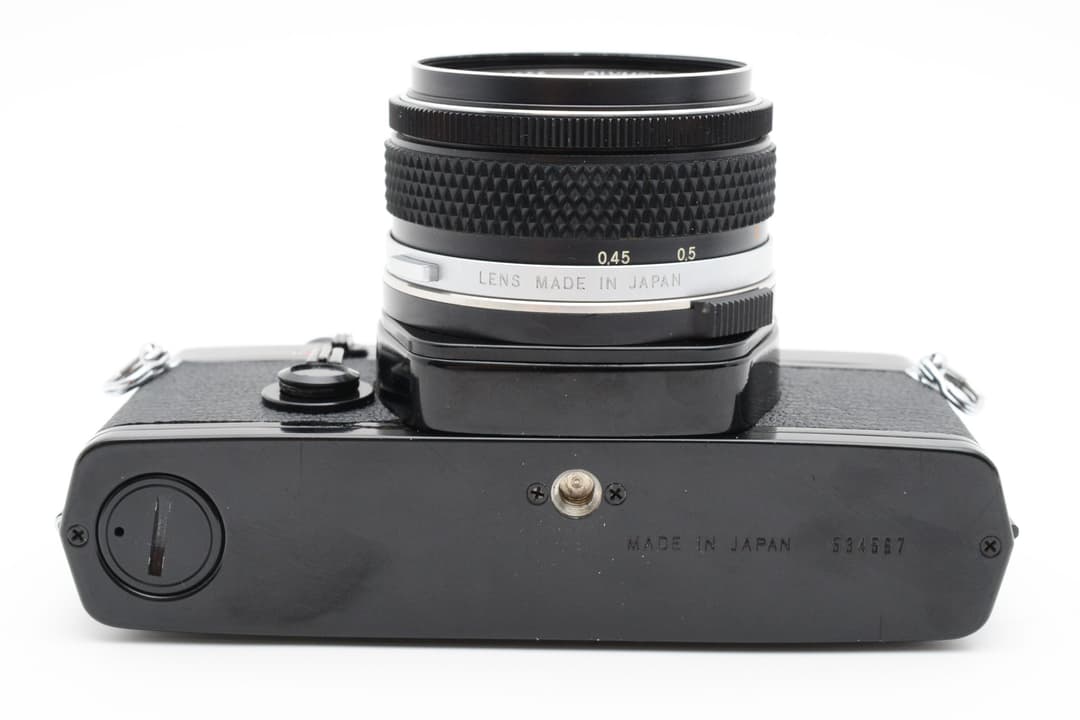 Olympus OM-1 50mm F1.8 ブラック モルト新品 #8008