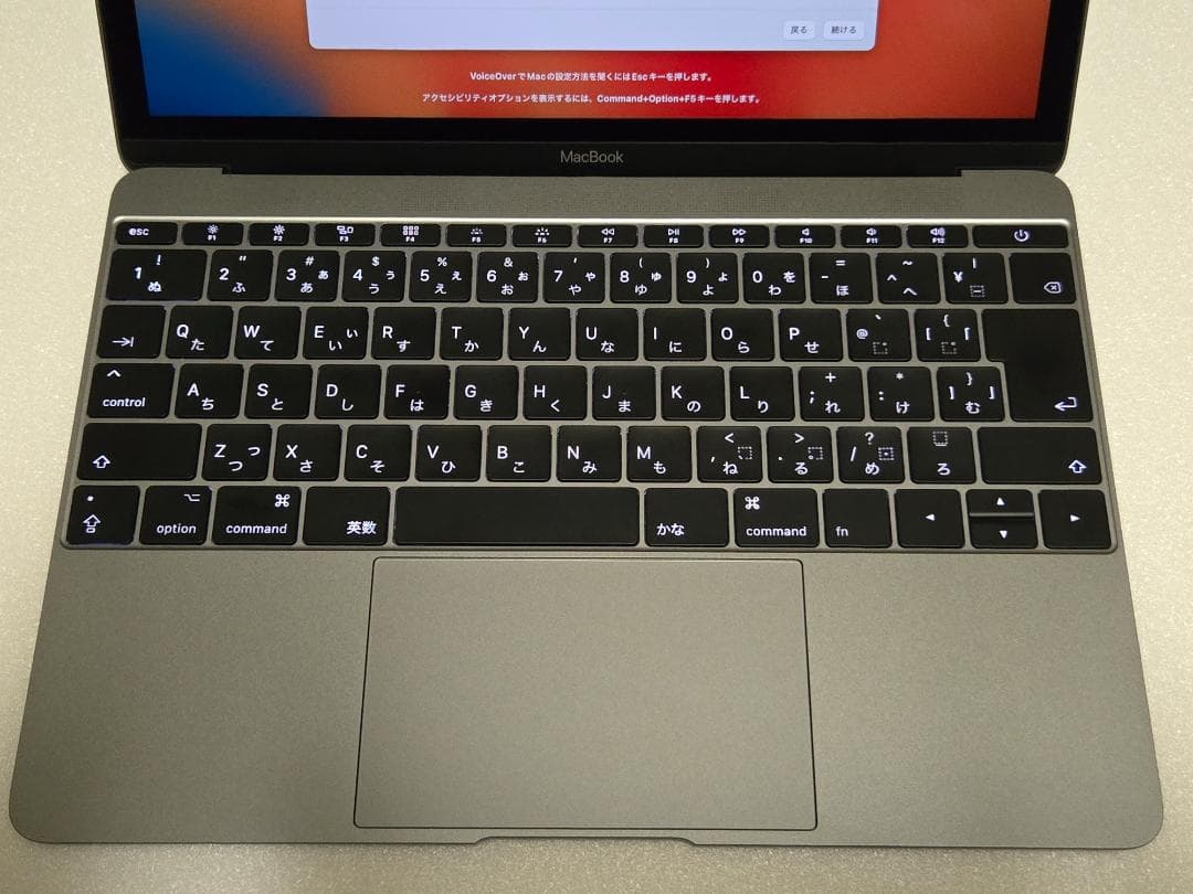 MacBook 12インチ 2017 m3 16GB/256GB スペースグレイ