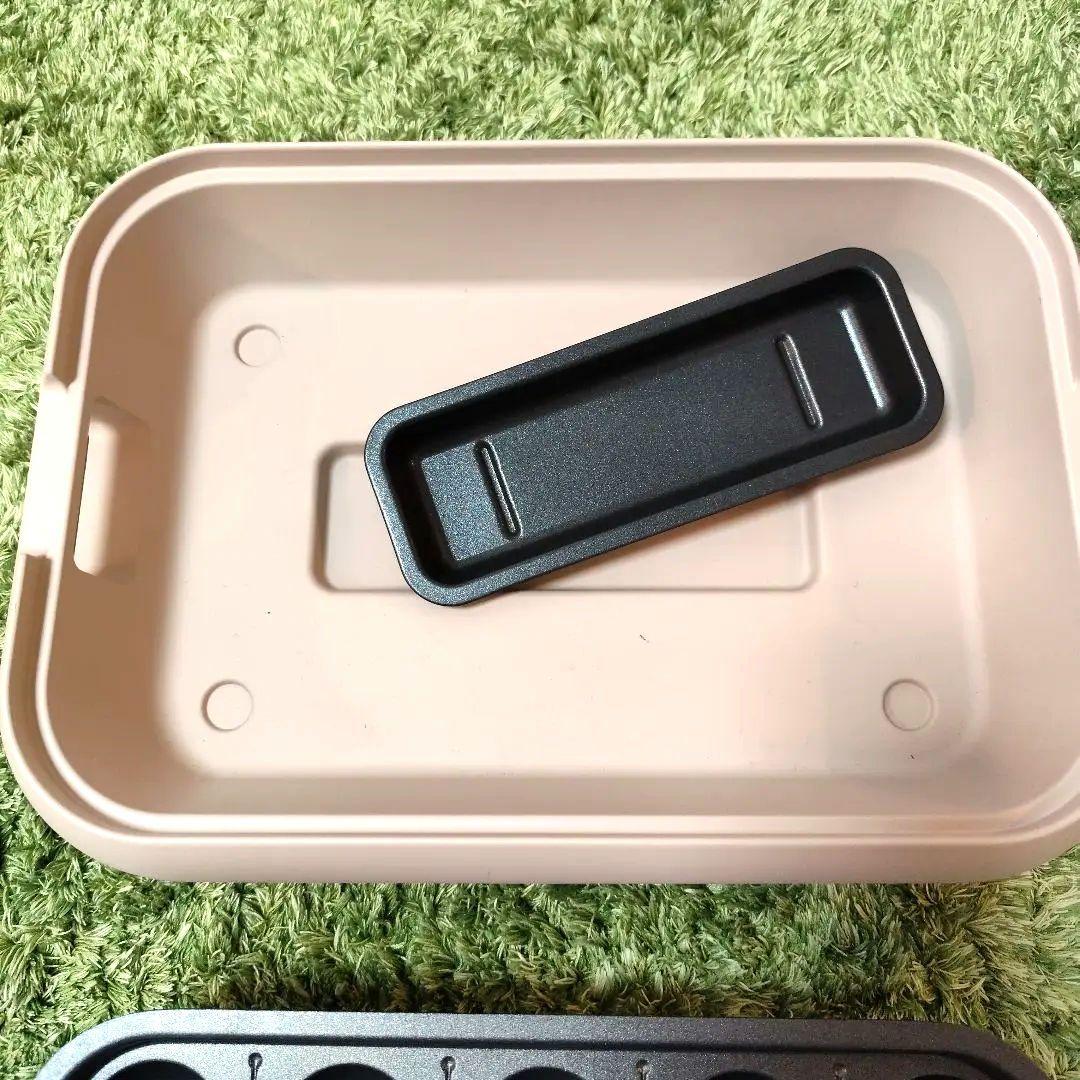 【未使用】＜recolte＞丸洗いできるコンパクトなホットプレート