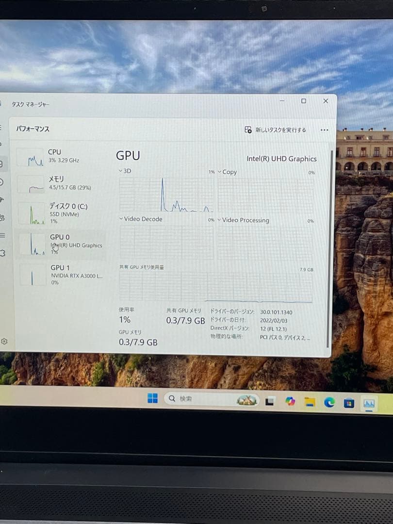 Windowsノート本体 ELSA VELUGA A3000 G3-15 i7-11800H 240Hz