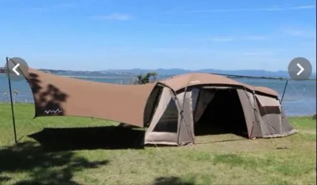 アルペンアウトドアーズ AOD3ツールームテント グランドシートマット　タープ付