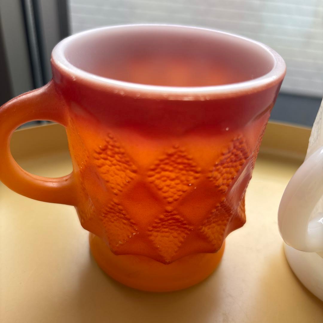 ファイヤーキング キンバリー 白、オレンジ2個セット