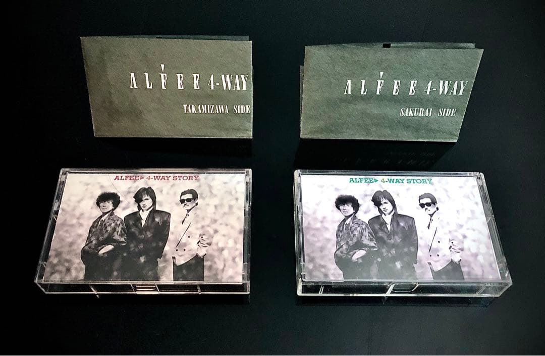 カセットテープ ALFEE 4-WAY STORY 2巻セット「美品、入手困難」