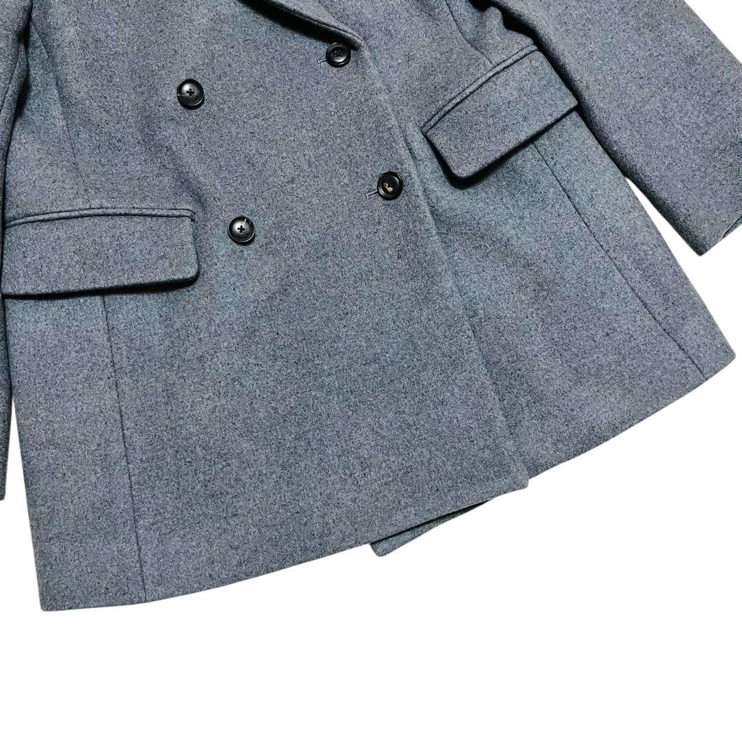 美品✨　6 ROKU ロク　メルトン ジャケット コート グレー