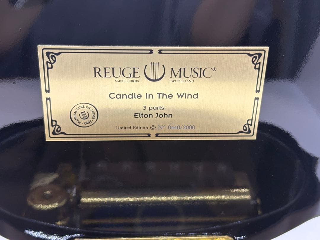 リュージュ　REUGE オルゴール ダイアナ姫 メモリアル