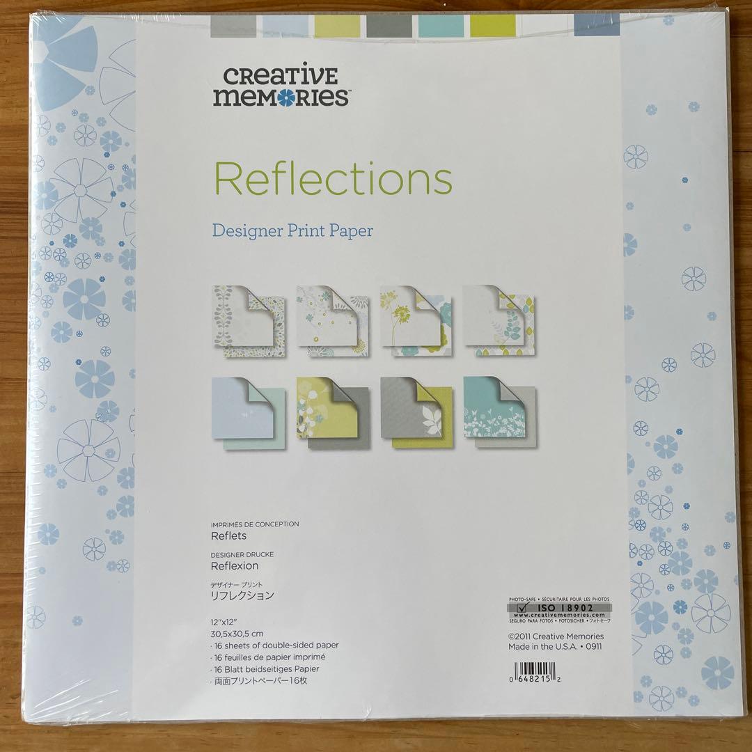 スクラップブッキング　爽やかペーパー