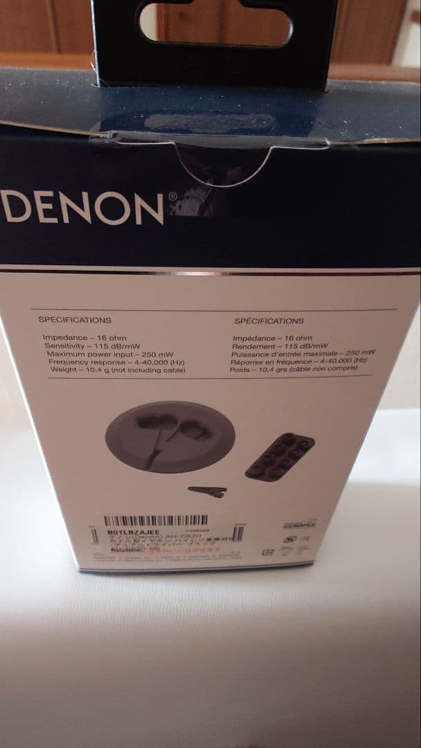 【新品未使用】Denon AH-C820 カナル型イヤホン　ハイレゾ対応