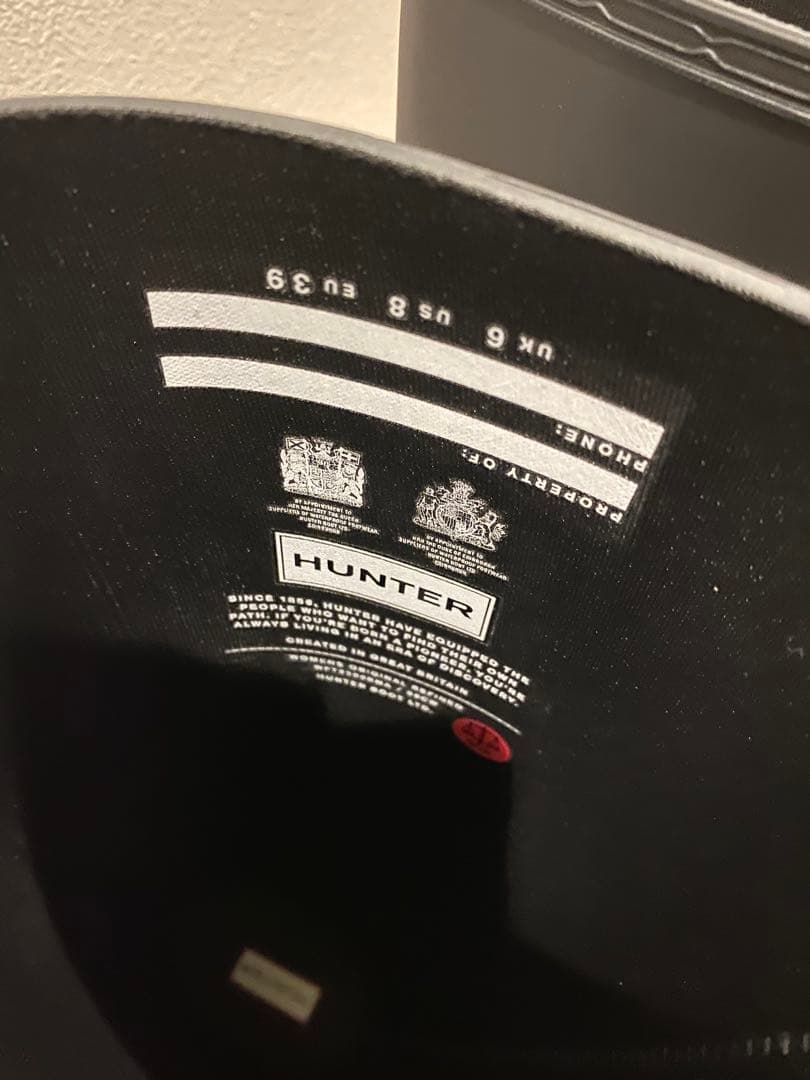 HUNTER レインブーツ 25cm 新品未使用
