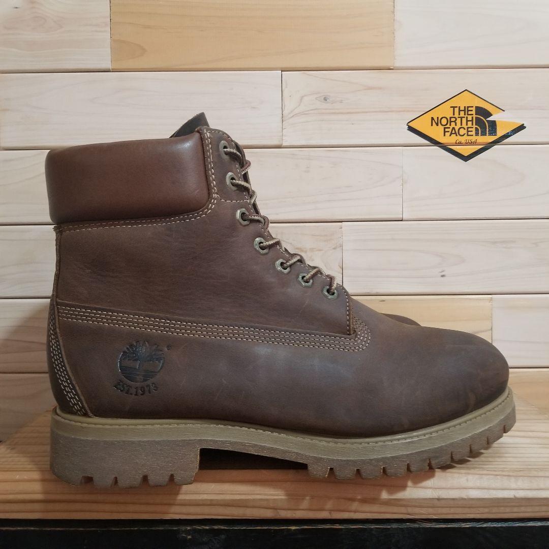 極美品　Timberland　6インチ　プレミアム　防水　27.0 濃茶　WP