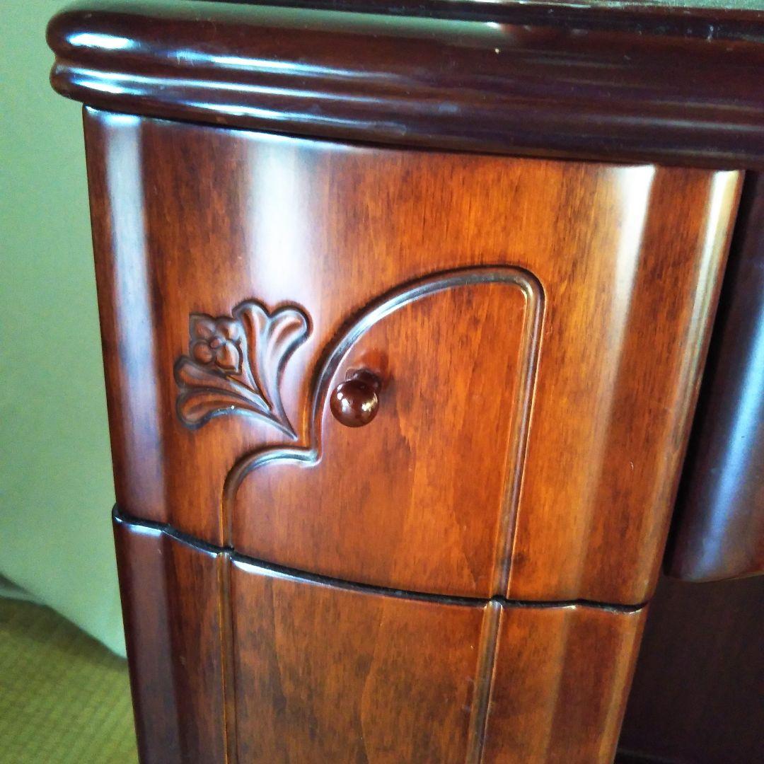 三面鏡 紫檀 ドレッサー