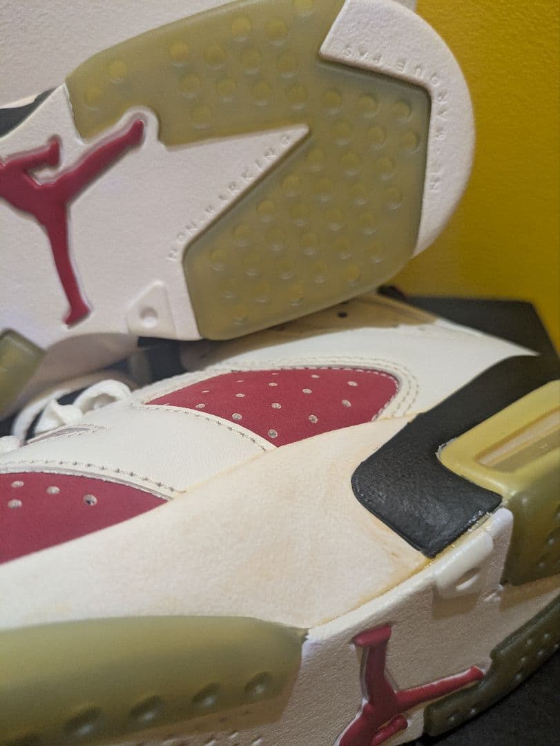 新品AIR JORDAN 6 RETRO GSCARMINE